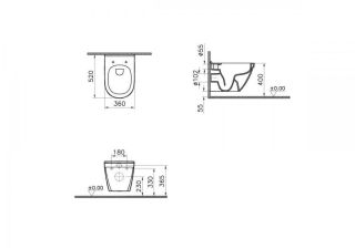 Унитаз Vitra S50 7740B003-0075 подвесной